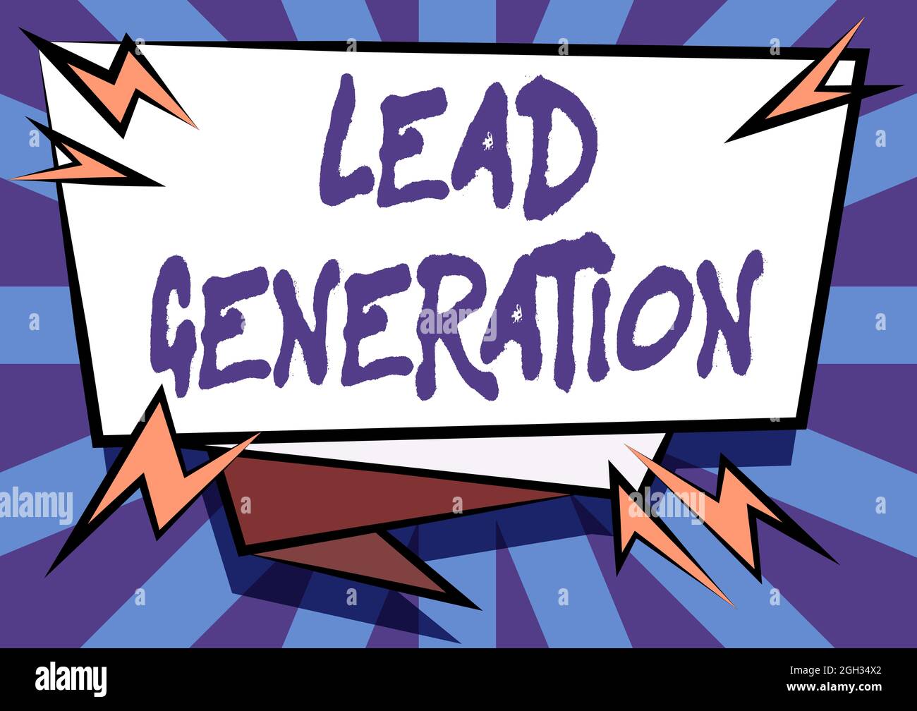 Writing displaying text Lead Generation. Internet Concept process of ...