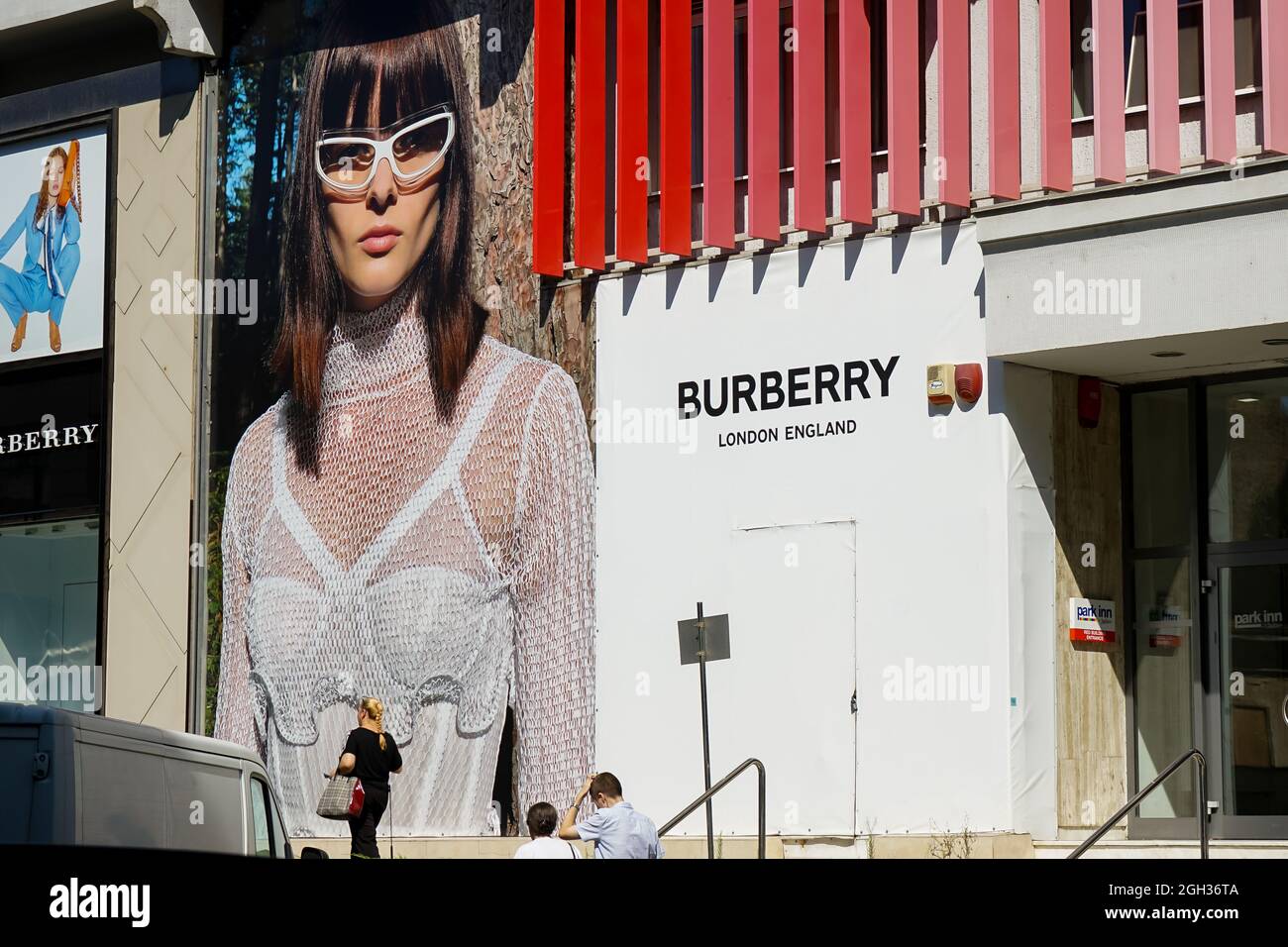 Bucharest, Romania - August 30, 2021: A shop of British luxury fashion  house Burberry, in Bucharest. This image is for editorial use only Stock  Photo - Alamy