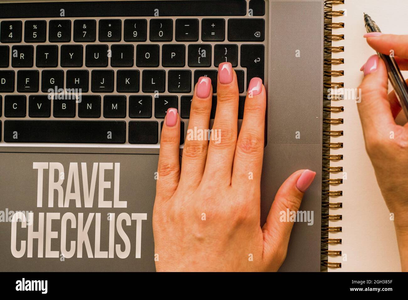 Hand Writing Sign Travel Checklist Business Concept A List Of Things Hand Writing Sign Travel Checklist Business Concept A List Of Things