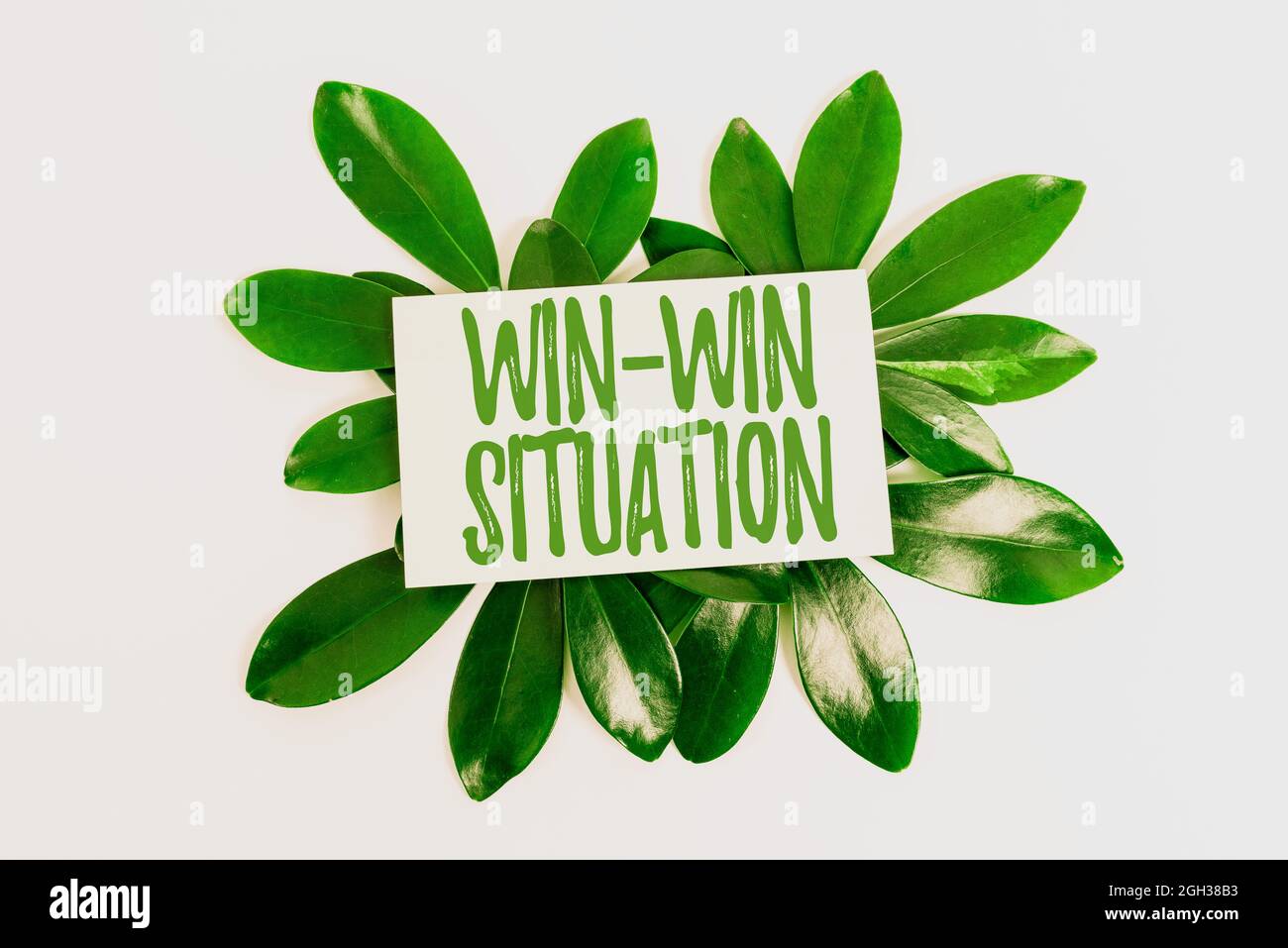 Hand Writing Sign Win Win Situation Word For Situation Where All The Parties Benefit One Way Or Another Nature Theme Presentation Ideas And Designs Stock Photo Alamy