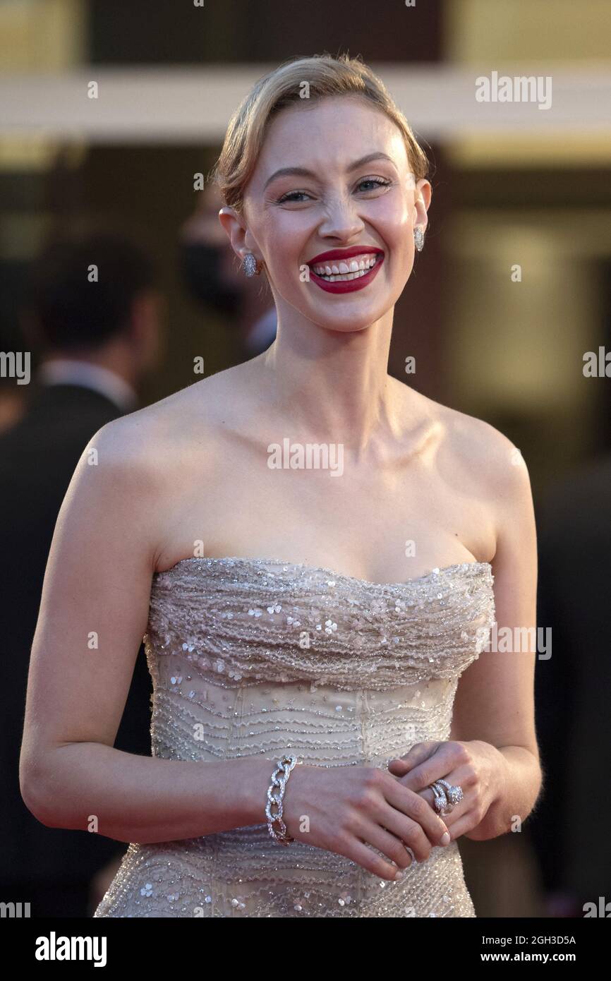 Sarah Gadon attending the Competencia Oficial Premiere as part of the