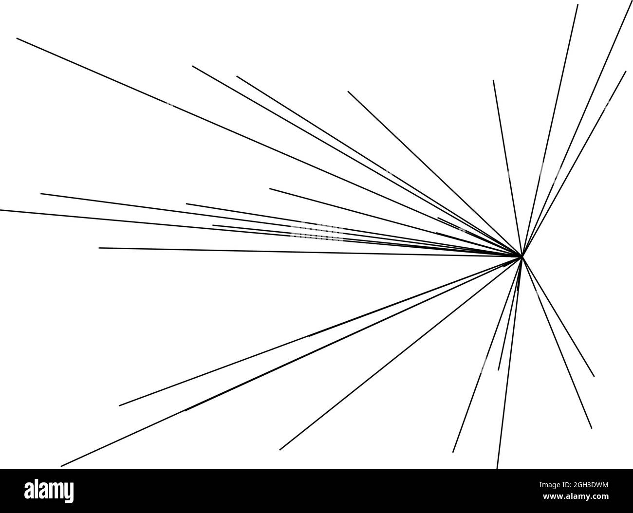 Random structure of angular, geometric lines element. Irregular ...