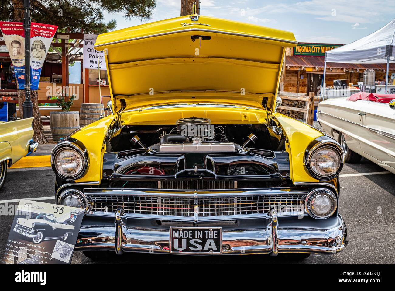 Virginia City, NV July 30, 2021 1955 Ford Fairlane Sunliner
