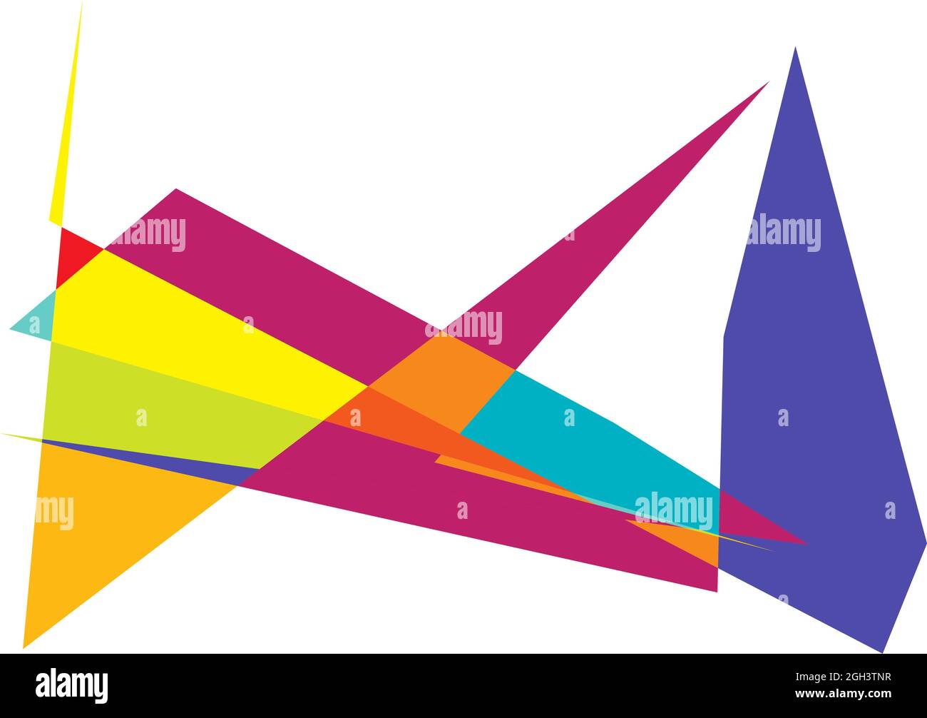 Edgy, ruptured, shatter, splinter shape, design element. Random ...