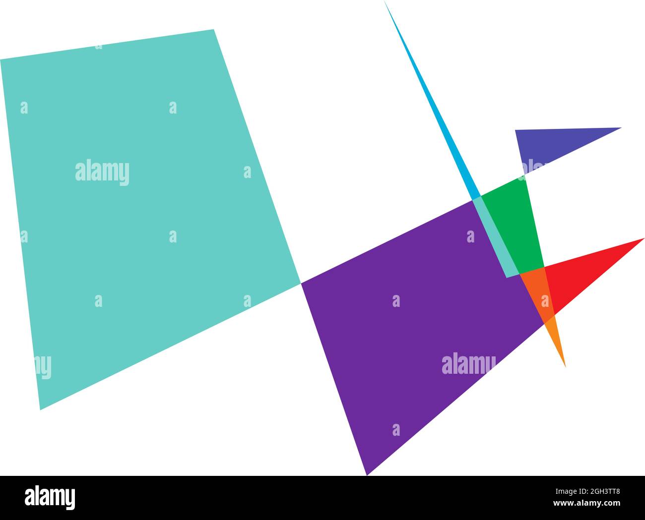 Edgy, ruptured, shatter, splinter shape, design element. Random ...