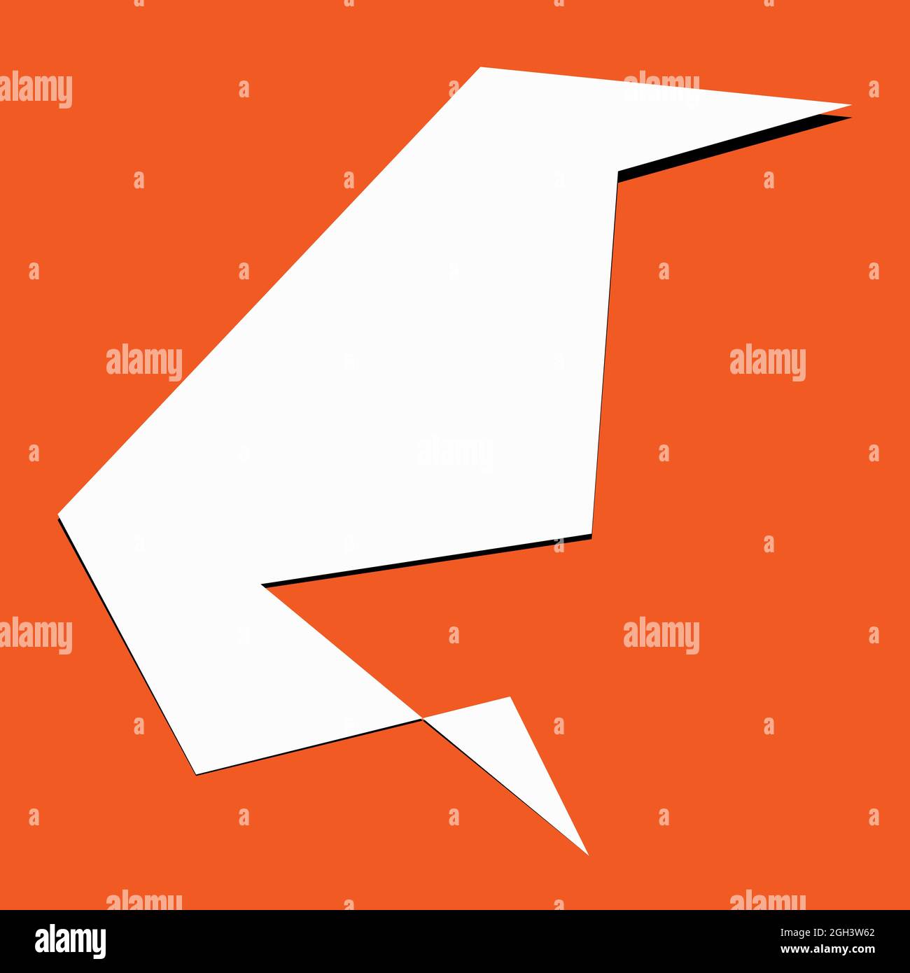 Edgy, ruptured, shatter, splinter shape, design element. Random ...