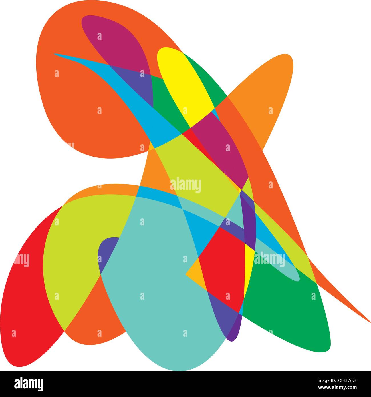 Squiggle Design Random Image Random curvy, squiggle, freehand abstract shape. Squiggle, wriggle ...