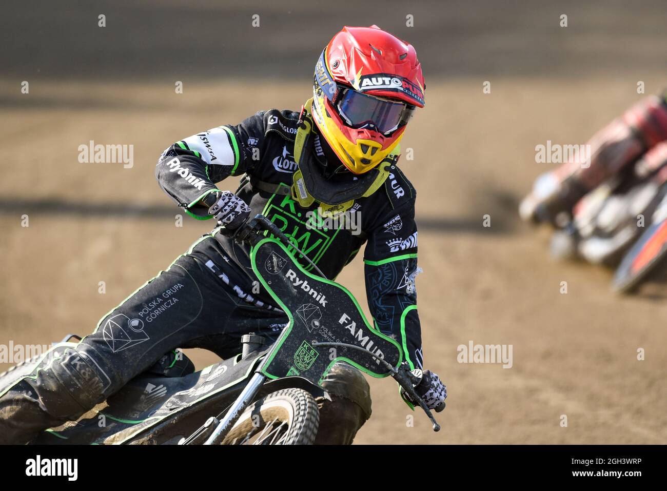 Rybnik, Poland. 04th Sep, 2021. Mateusz TUDZIEZ of ROW during eWinner Division One Speedway League Play-off match between K.S. ROW Rybnik and ARGED Malesa TZ OSTROVIA at Municipal Stadium in Rybnik, Poland on September 4, 2021 (Photo by Andrew SURMA/ Credit: Sipa USA/Alamy Live News Stock Photo