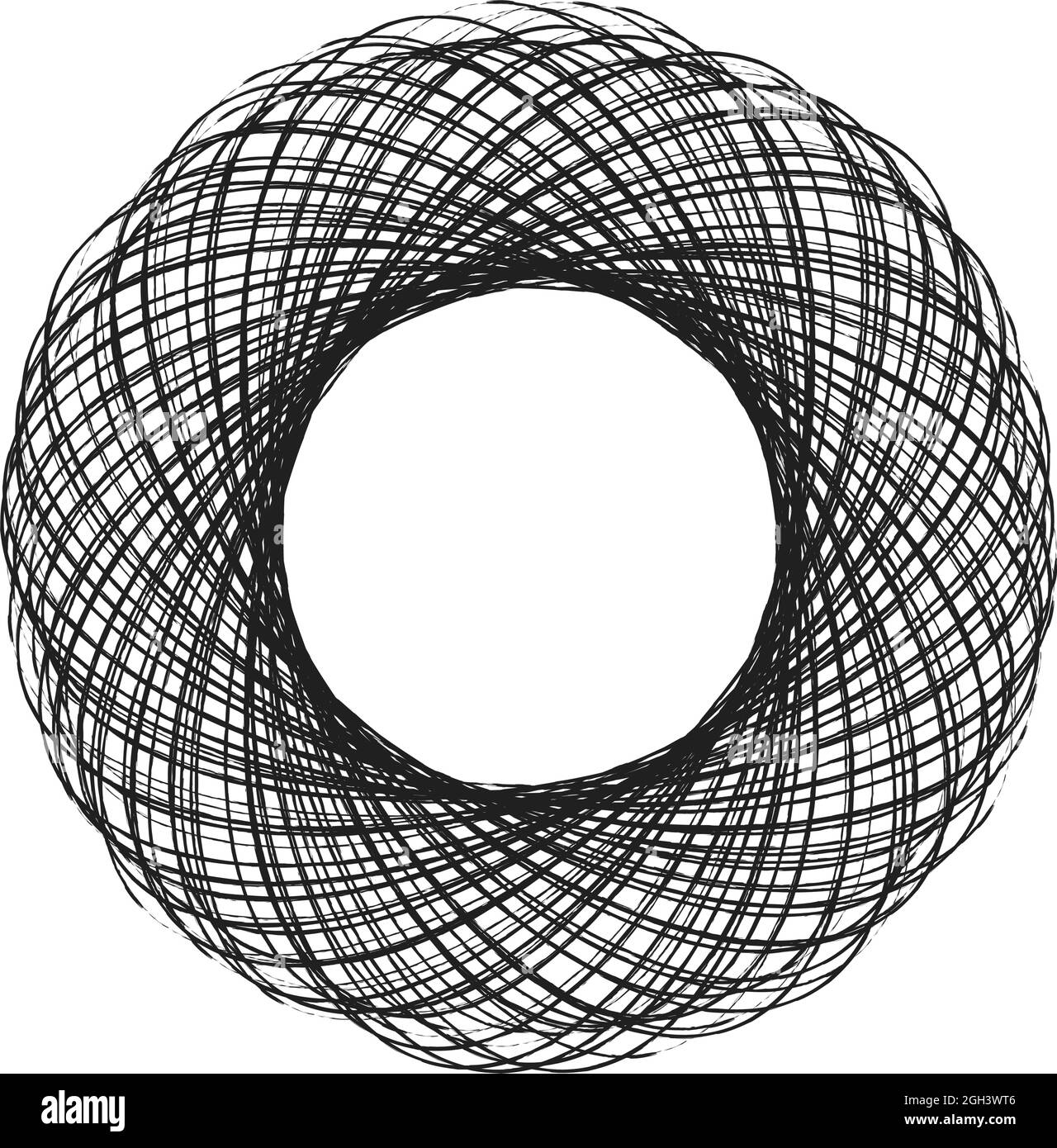 Sketch, scribble, sketchy grungy lines circles. Sketch hand drawn pen