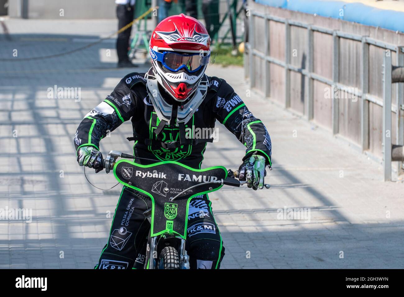 Rybnik, Poland. 04th Sep, 2021. Rune HOLTA of ROW during eWinner Division One Speedway League Play-off match between K.S. ROW Rybnik and ARGED Malesa TZ OSTROVIA at Municipal Stadium in Rybnik, Poland on September 4, 2021 (Photo by Andrew SURMA/ Credit: Sipa USA/Alamy Live News Stock Photo