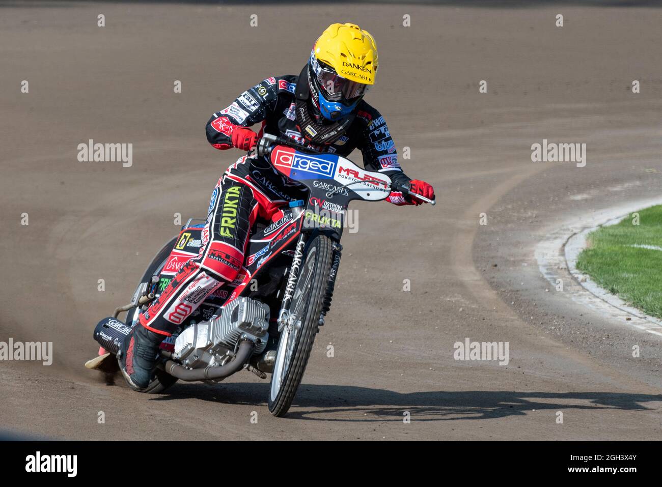 Rybnik, Poland. 04th Sep, 2021. Tomasz GAPINSKI of Ostrovia during eWinner Division One Speedway League Play-off match between K.S. ROW Rybnik and ARGED Malesa TZ OSTROVIA at Municipal Stadium in Rybnik, Poland on September 4, 2021 (Photo by Andrew SURMA/ Credit: Sipa USA/Alamy Live News Stock Photo