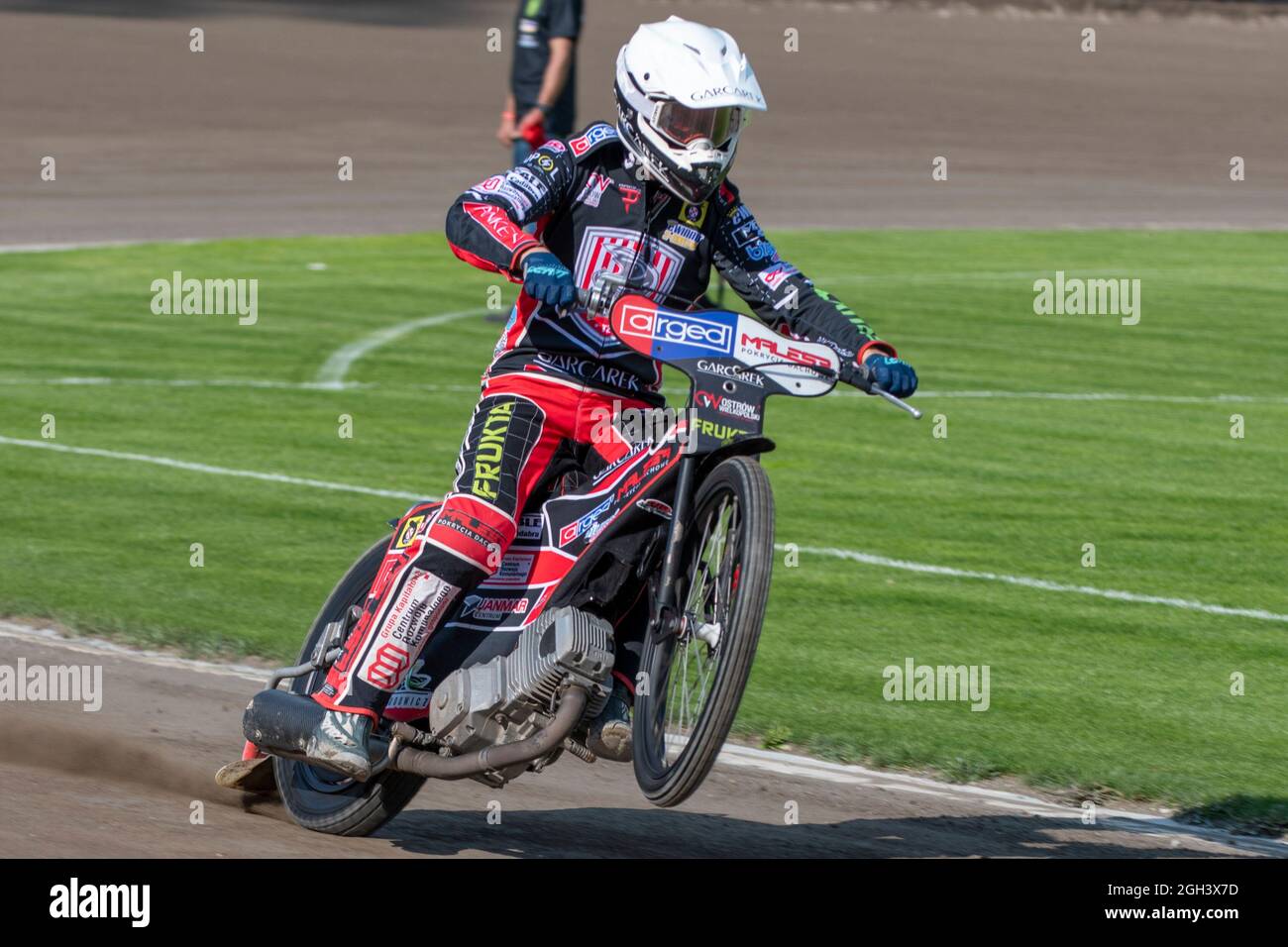 Rybnik, Poland. 04th Sep, 2021. Grzegorz WALASEK of Ostrovia in action during eWinner Division One Speedway League Play-off match between K.S. ROW Rybnik and ARGED Malesa TZ OSTROVIA at Municipal Stadium in Rybnik, Poland on September 4, 2021 (Photo by Andrew SURMA/ Credit: Sipa USA/Alamy Live News Stock Photo