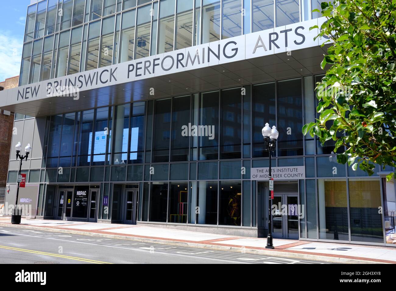 New Brunswick Performing Arts Center In New Brunswick NJ Stock Photo   New Brunswick Performing Arts Center In New Brunswick Nj 2GH3XY8 