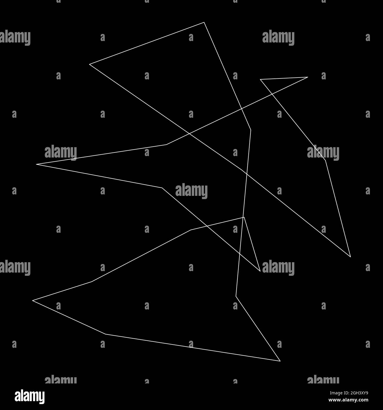Edgy, ruptured, shatter, splinter shape, design element. Random ...