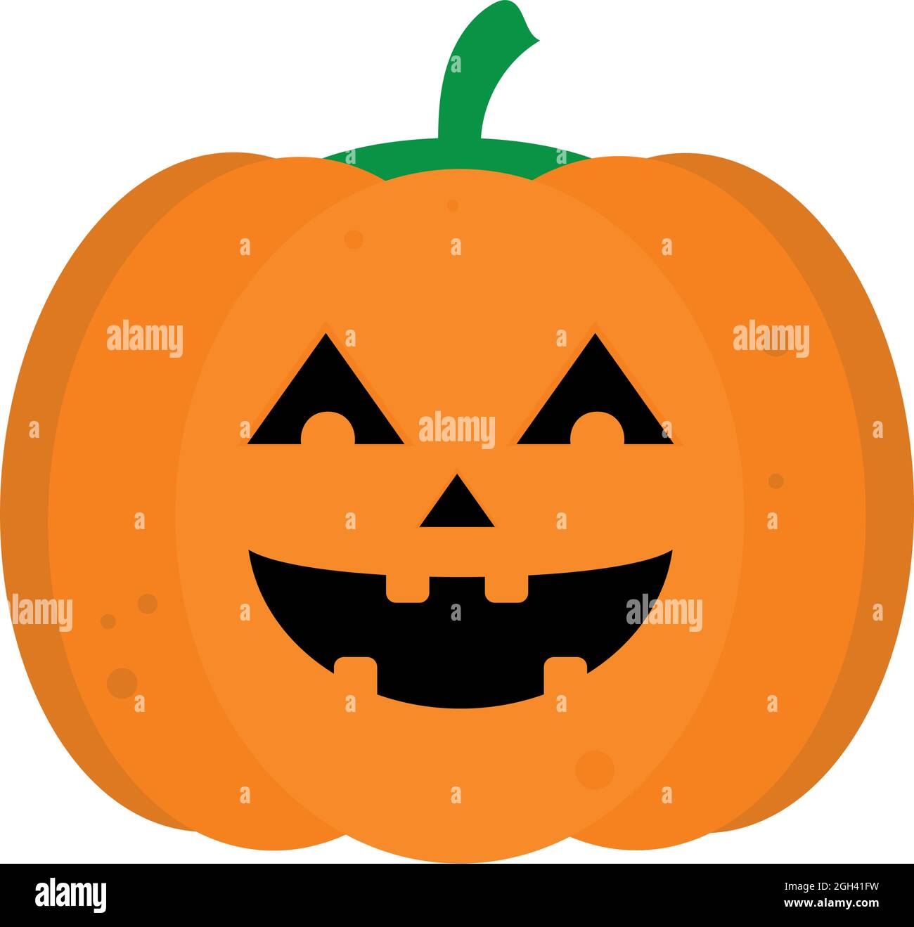 halloween pumpkin icon on white background Stock Vector Image & Art - Alamy