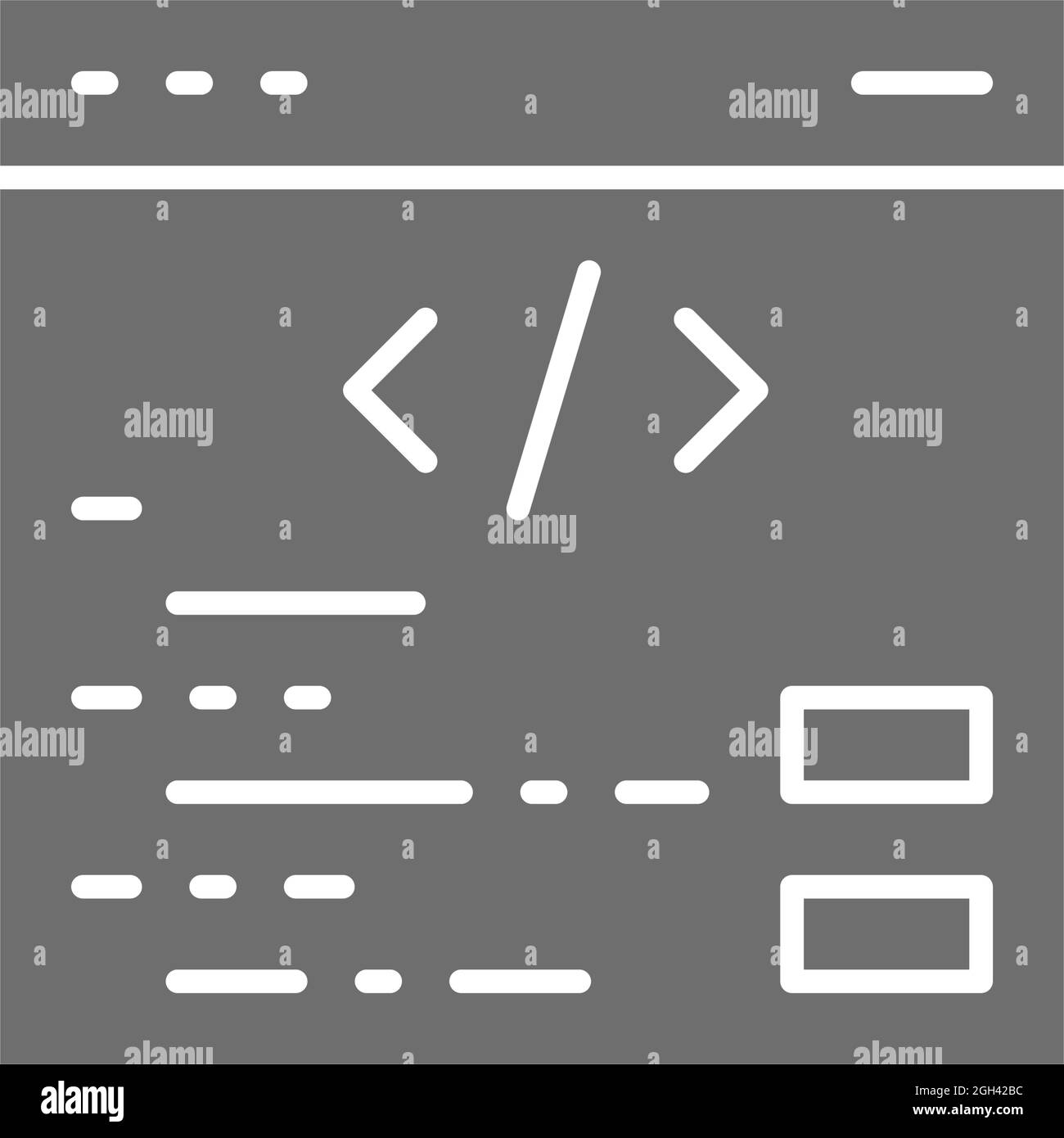 Search engine optimization, webpage repair, internet development, seo grey icon. Stock Vector