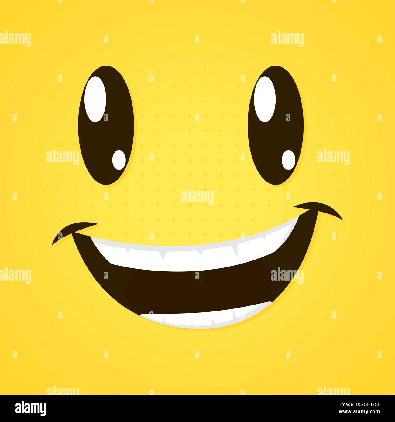 cartoon happy emoji illustration design Stock Vector Image & Art - Alamy