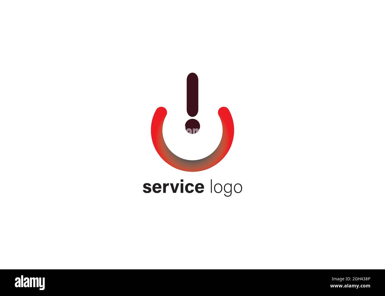 service logo design template Stock Vector Image & Art - Alamy