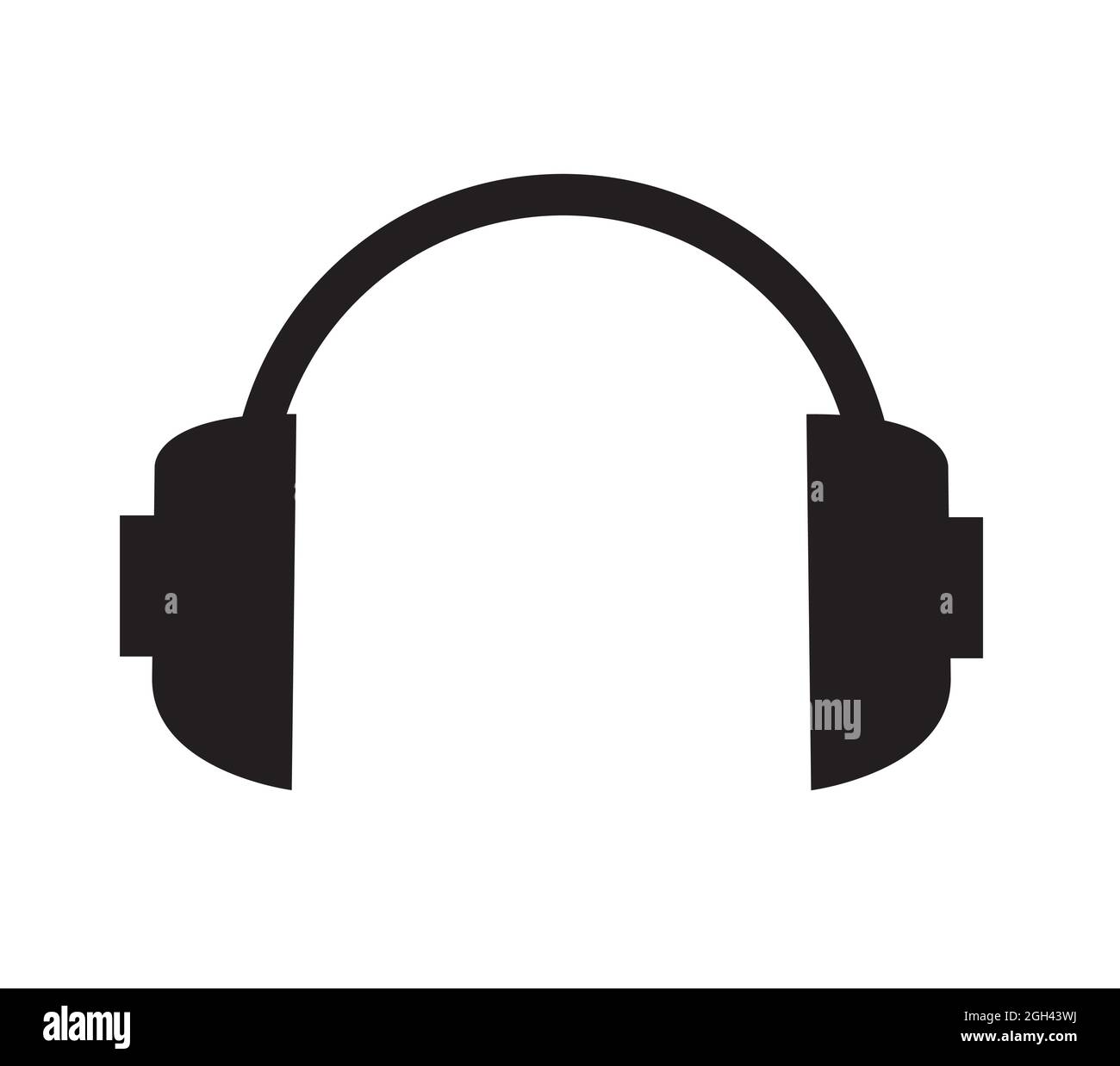 Vector illustration headphone icon Stock Vector Image & Art Alamy