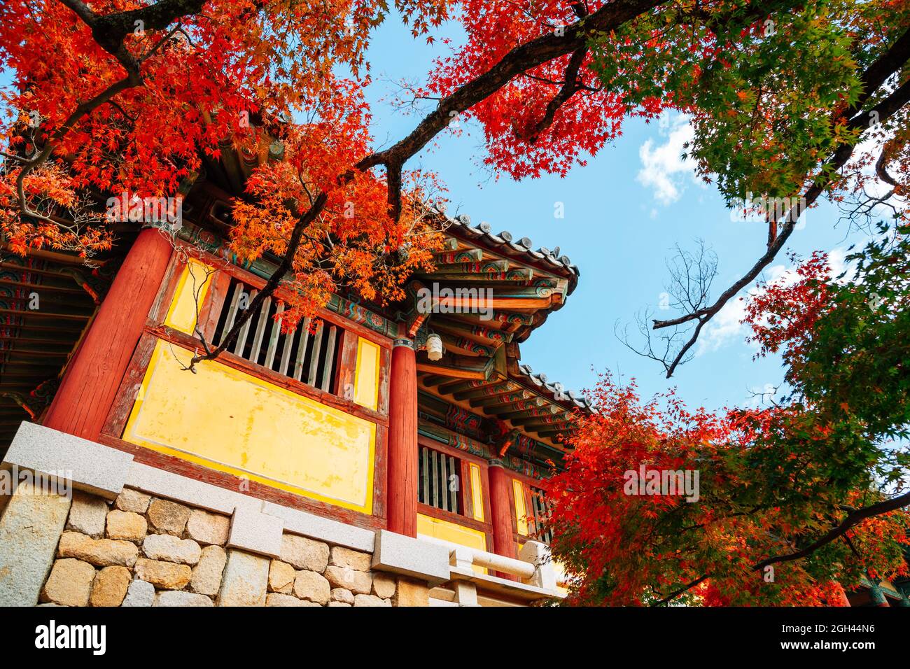 bulguksa-temple-with-autumn-leaves-in-gyeongju-korea-stock-photo-alamy
