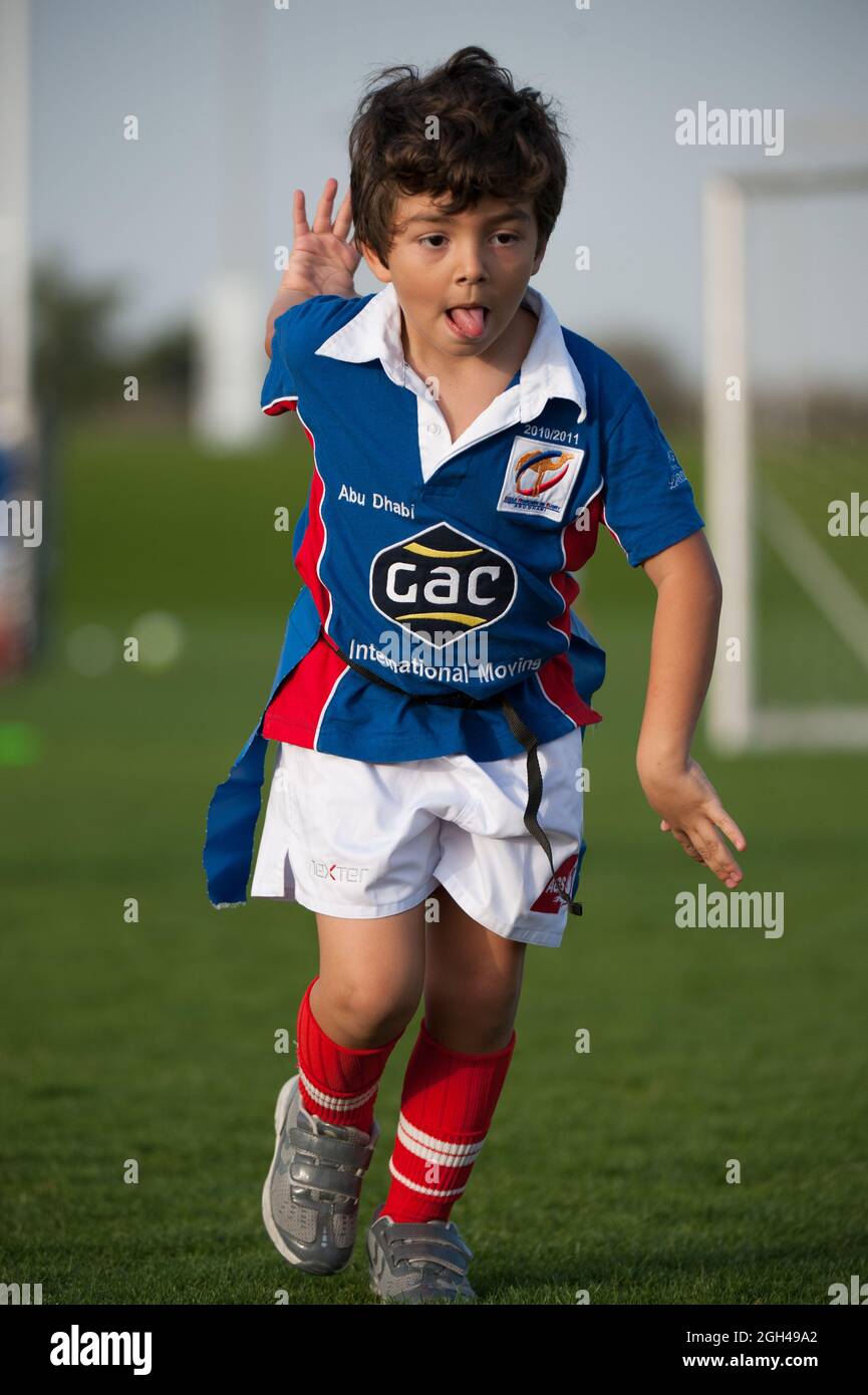 rugby in Abu dhabi Stock Photo Alamy