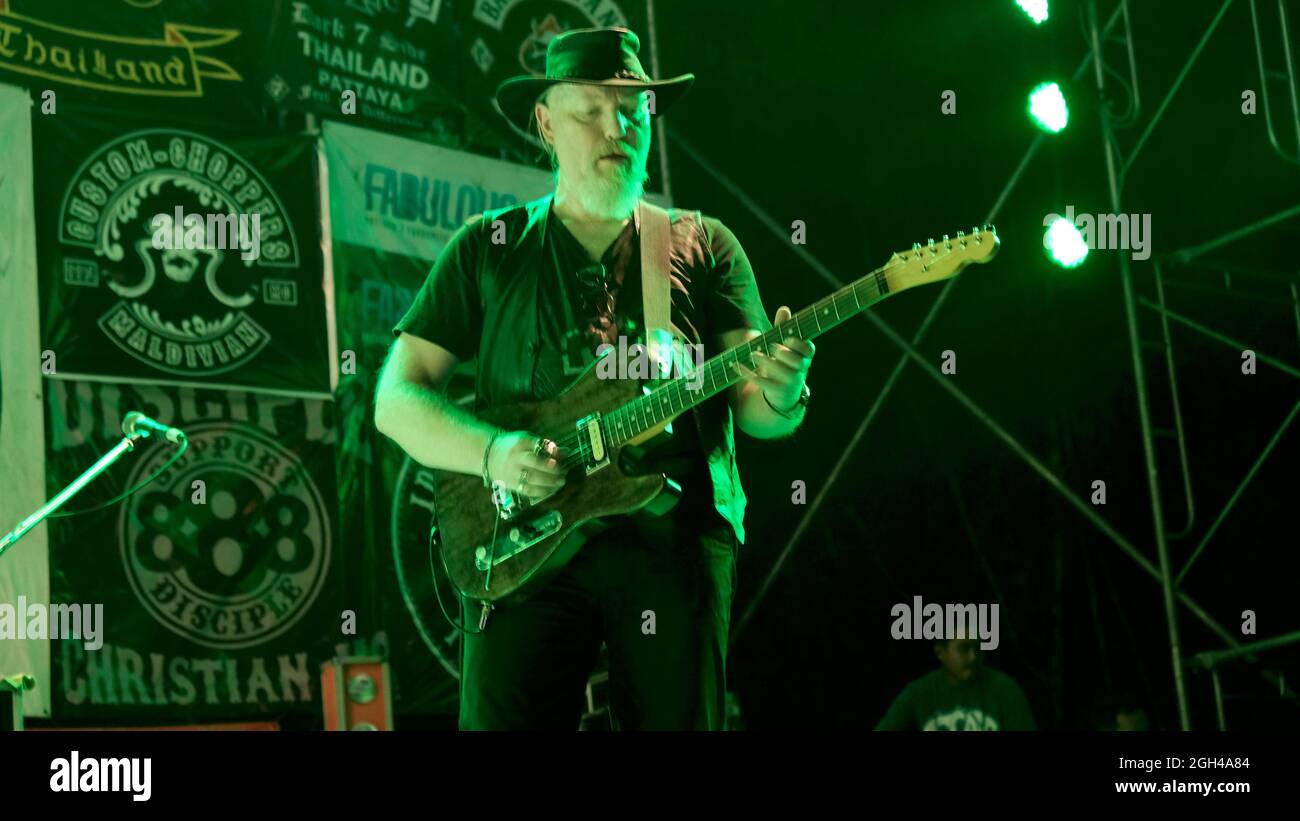 Mud Pie South Country Rock Band Burapa Bike Week Feburary 2018 Pattaya