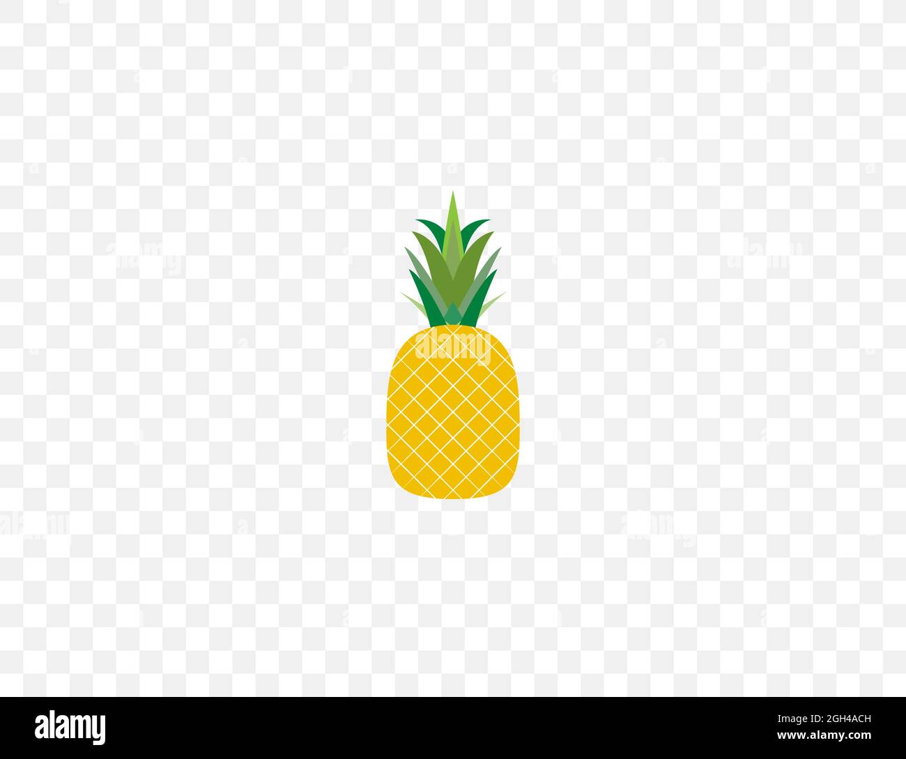 Ananas, fruit, pineapple icon. Vector illustration. Flat design Stock ...