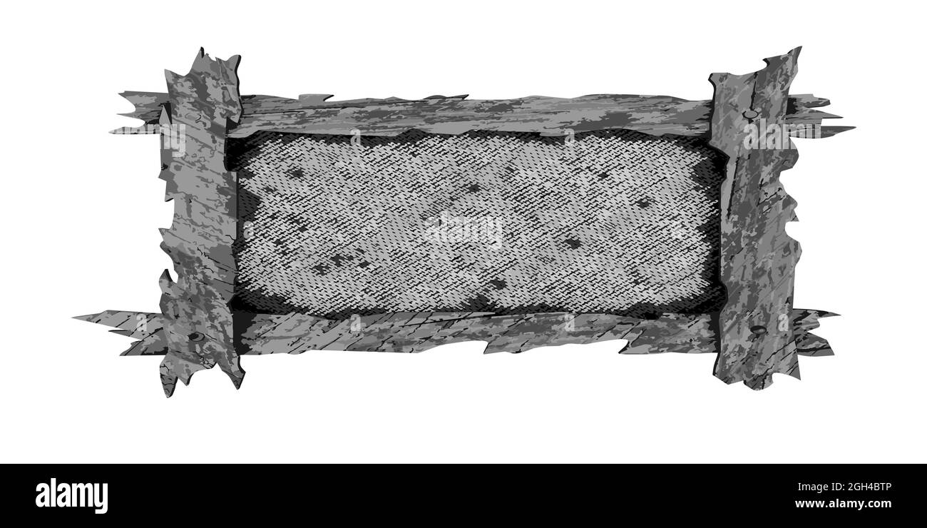 Frame for signboard or advertising. Vintage banner frame. Vector ...