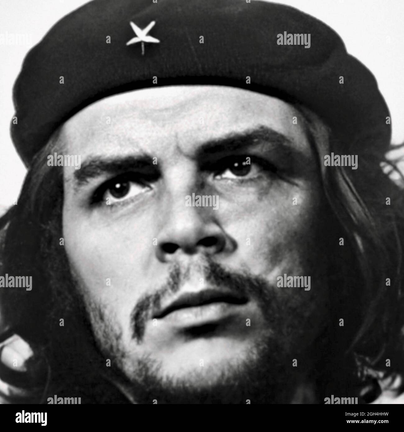Vintage Photographic Portrait - Che Guevara Stock Photo