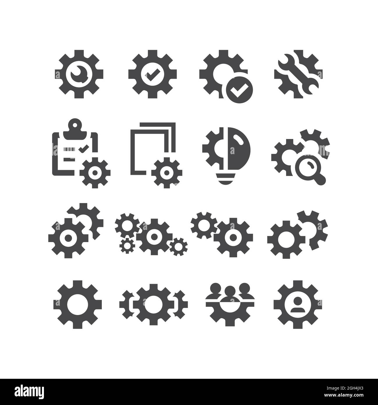 Gear setup Stock Vector Images Alamy