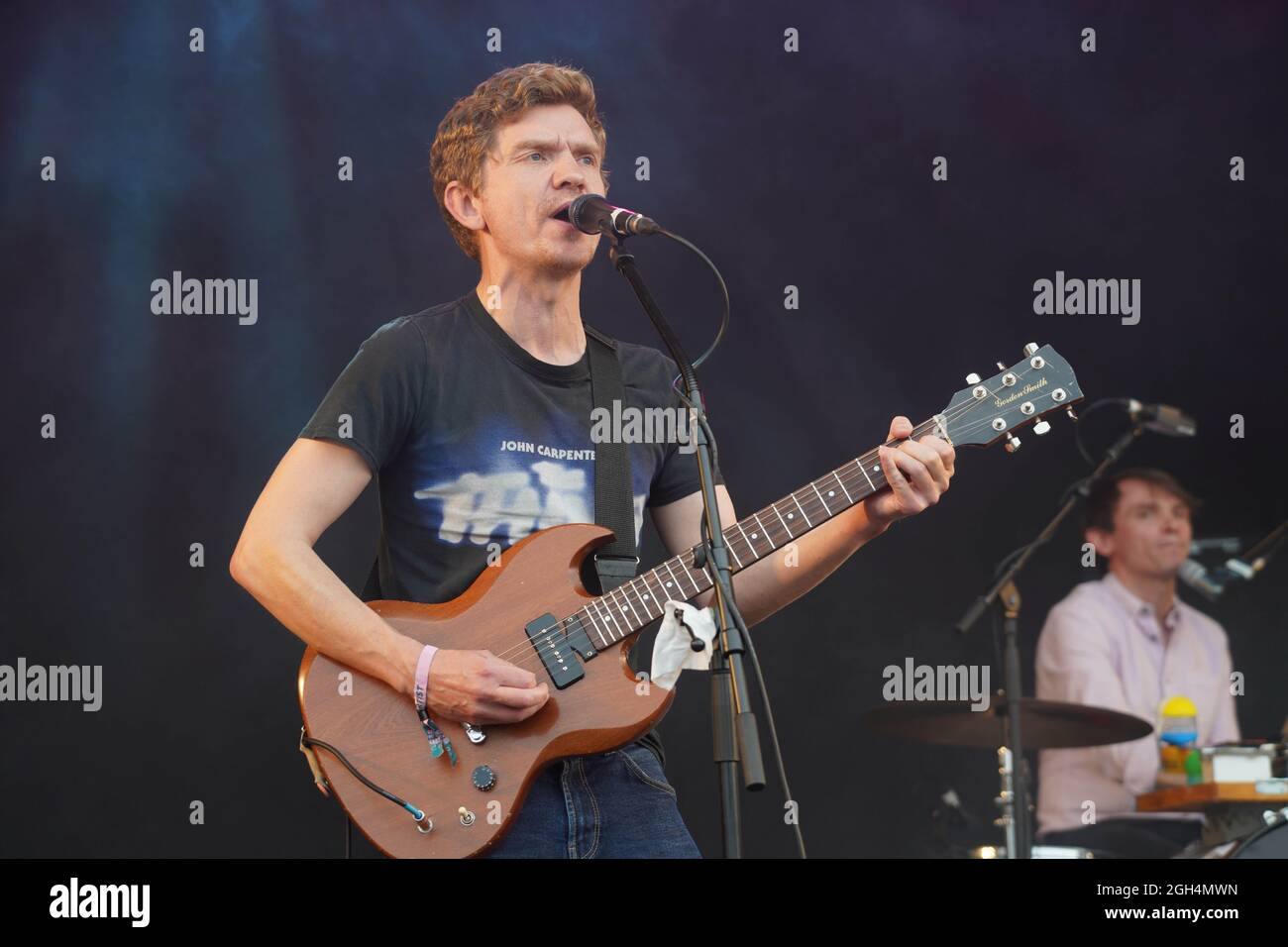 Dorset, UK. September 5th, 2021. Field Music performing at the 2021 End of the Road Festival in Larmer Tree Gardens in Dorset. Photo: Richard Gray/Alamy Stock Photo