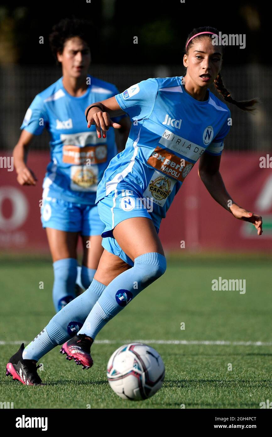 Roma, Italy. 04th Sep, 2021. Eleonora Goldoni of SSD Napoli in action  during the Women Serie A 2021/2022 football match between AS Roma and SSD Napoli  calcio femminile at stadio Agostino Di