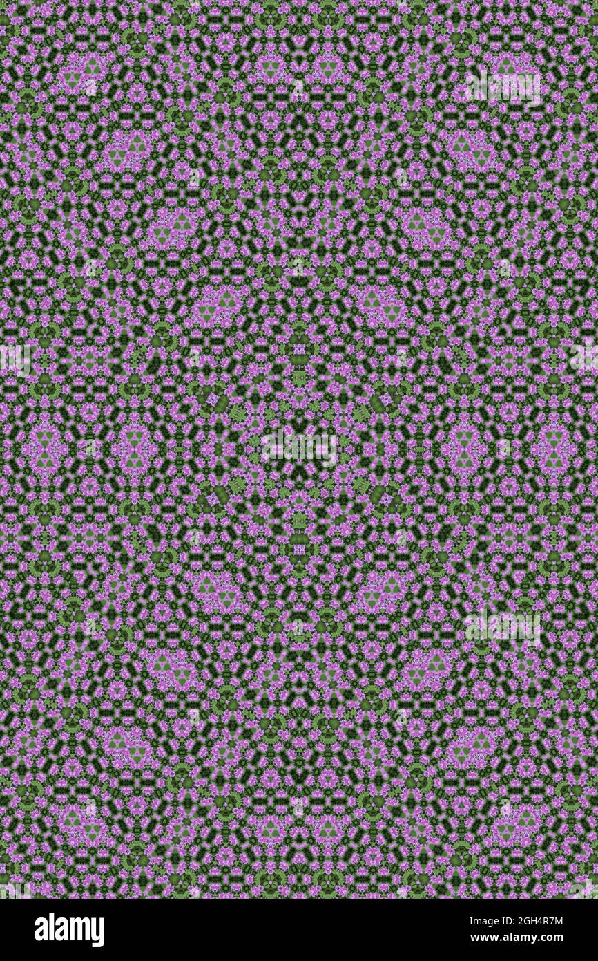 Abstract art pattern. Kaleidoscope pattern. Starburst pattern. Atomic energy abstract print. DNA abstract print. Starry starry night abstract print. Stock Photo