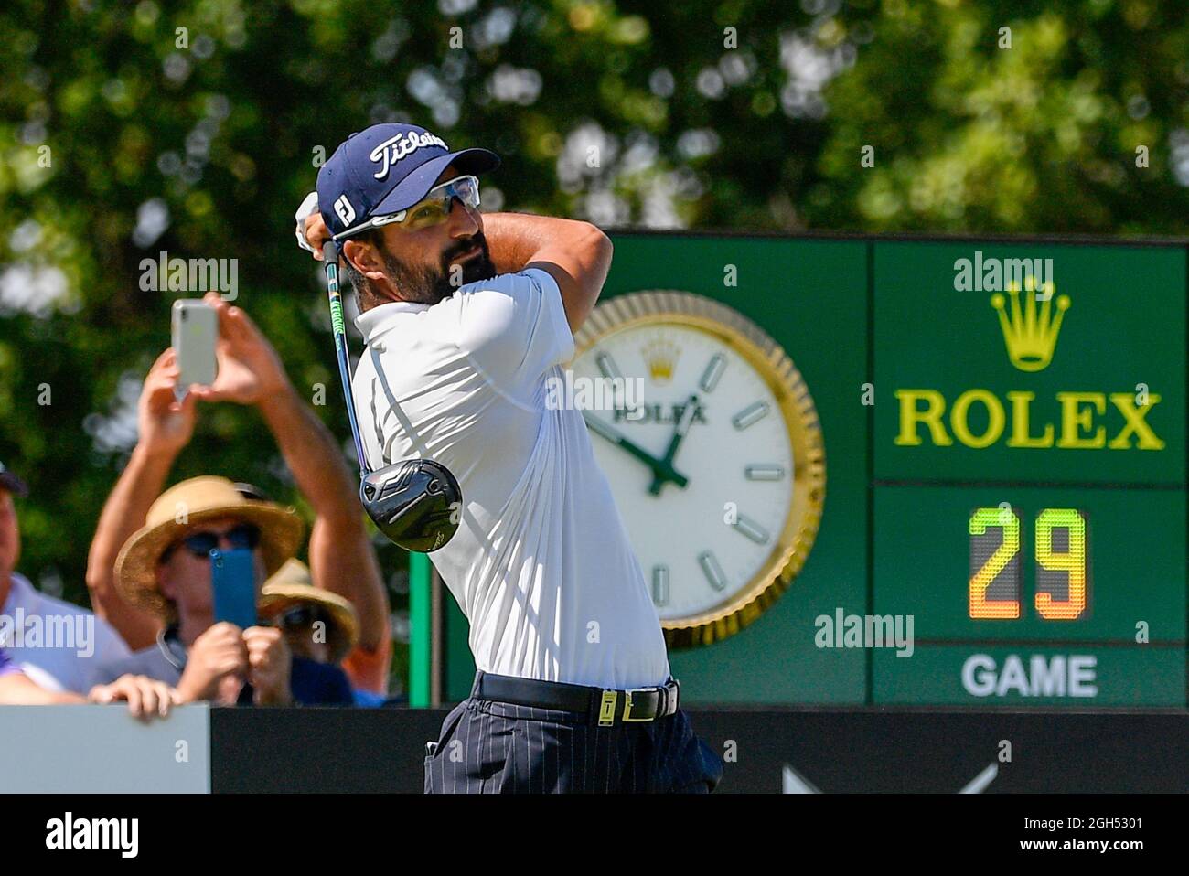 Andrea Pavan (ITA) during the Draw for Rounds 1 and 2 at Golf