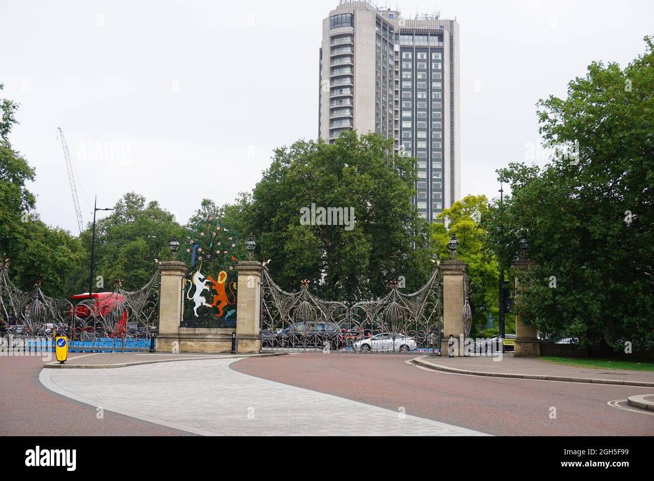 Queen Elizabeth gate at Hyde Park Corner, London, United Kingdom Stock