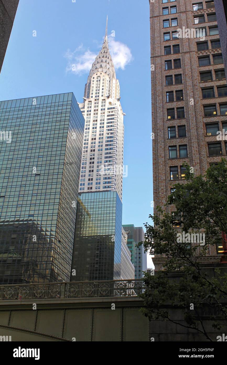 New York, USA - August 6, 2014: Chrysler building viewed from Grand Central Terminal in New York City Stock Photo