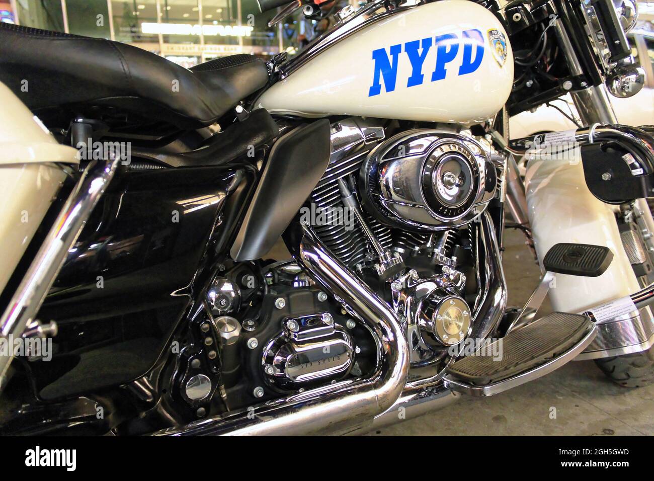 New York, USA - November 22, 2010: Police motorcycles of the New York ...
