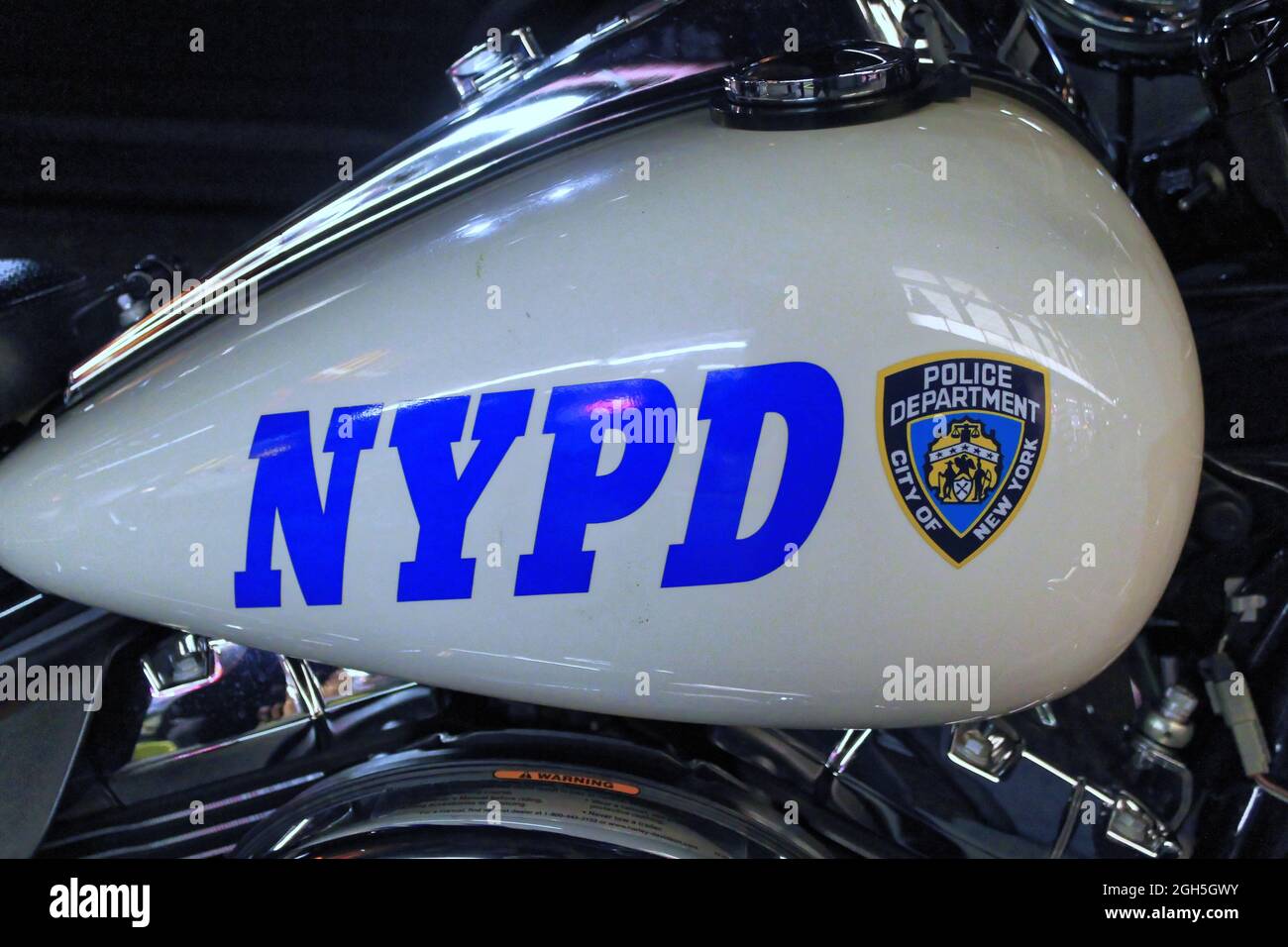 New York, USA - November 22, 2010: Police motorcycles of the New York ...