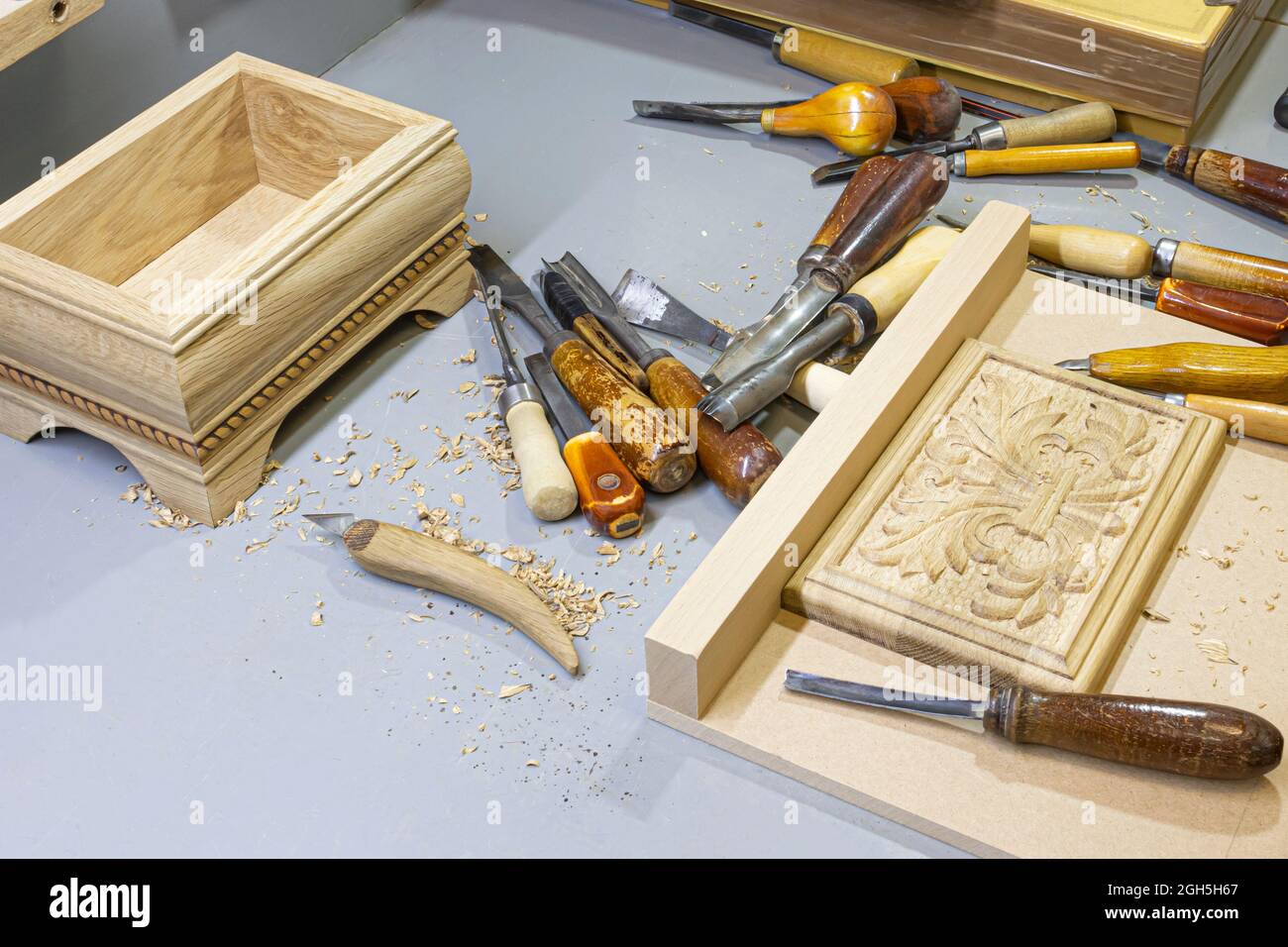 Engrave tool box hi-res stock photography and images - Alamy