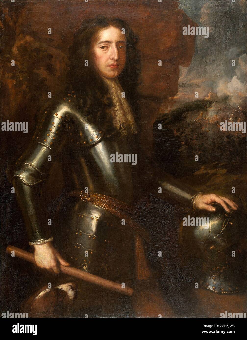 A Portrait Of King William III William Of Orange Who Was King Of a-portrait-of-king-william-iii-william-of-orange-who-was-king-of