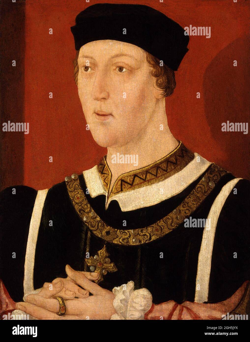 A portrait of King Henry VI who was King of England from 1422 until 1461 Stock Photo