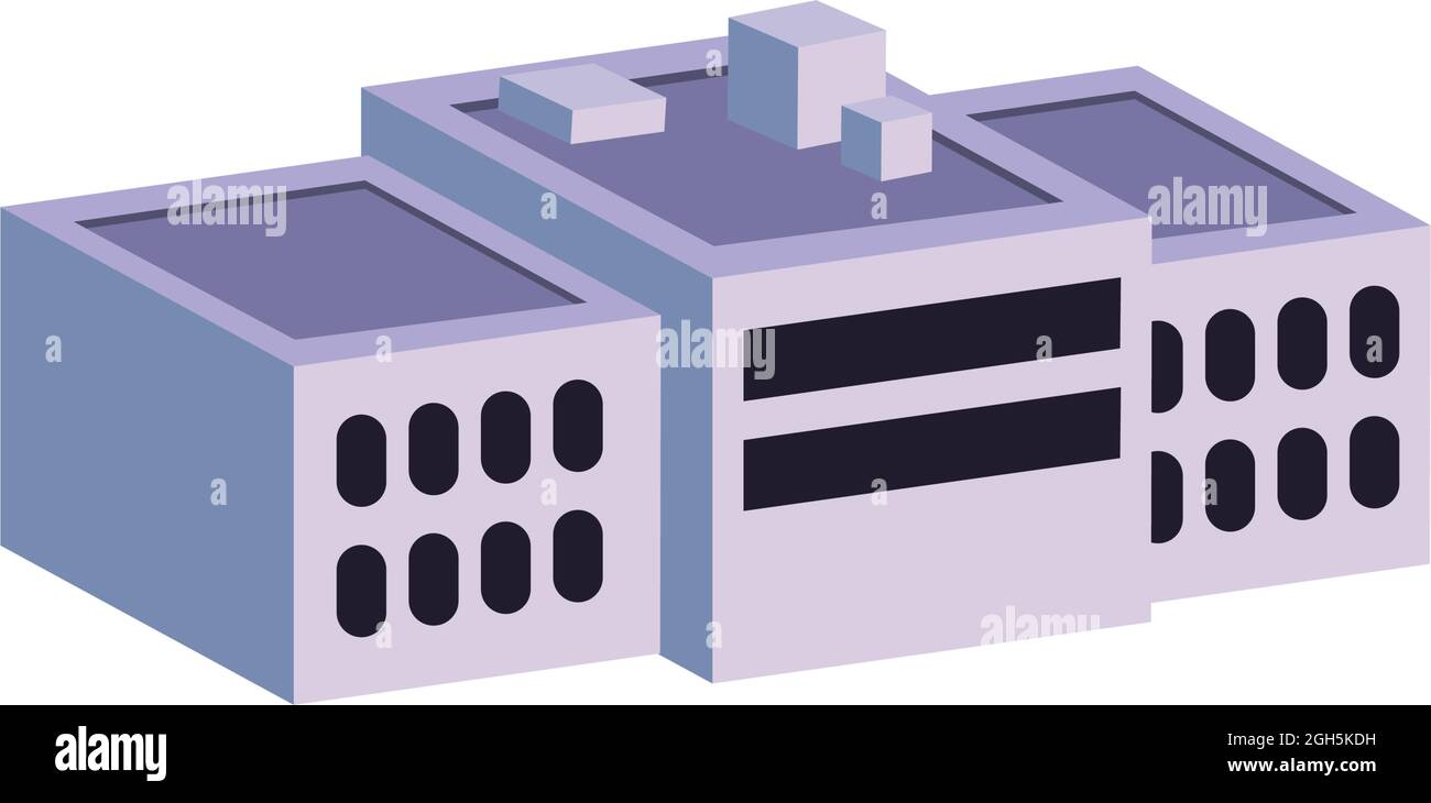 isometric building facade street icon Stock Vector Image & Art - Alamy