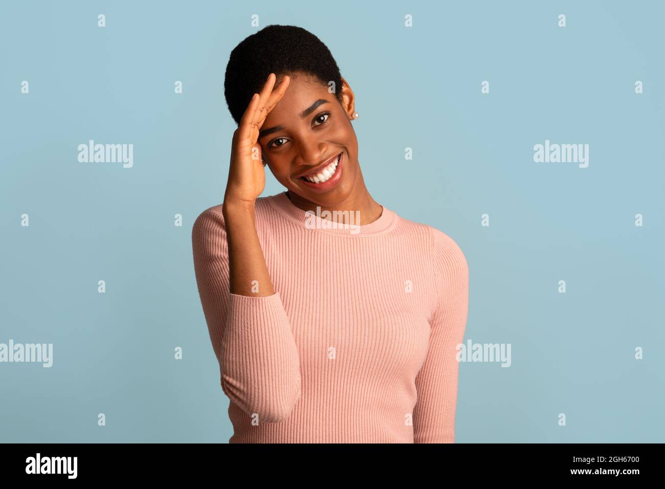 Blushing Woman Attractive