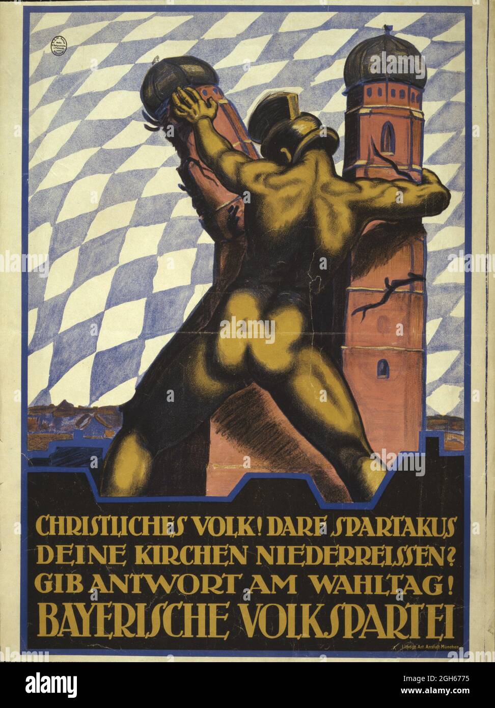 Election propaganda poster german election hi-res stock photography and ...