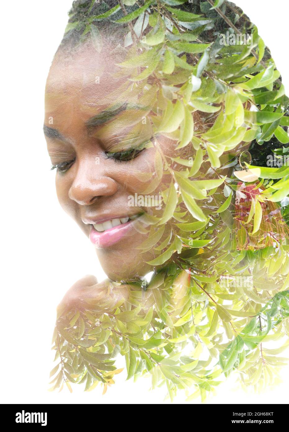 Double exposure face hi-res stock photography and images - Alamy