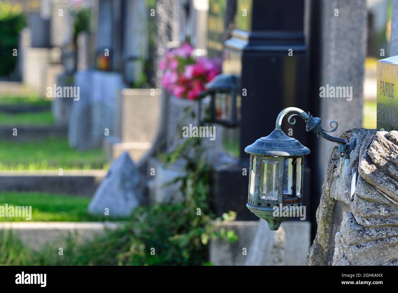 Vienna, Austria. The Vienna Central Cemetery Stock Photo