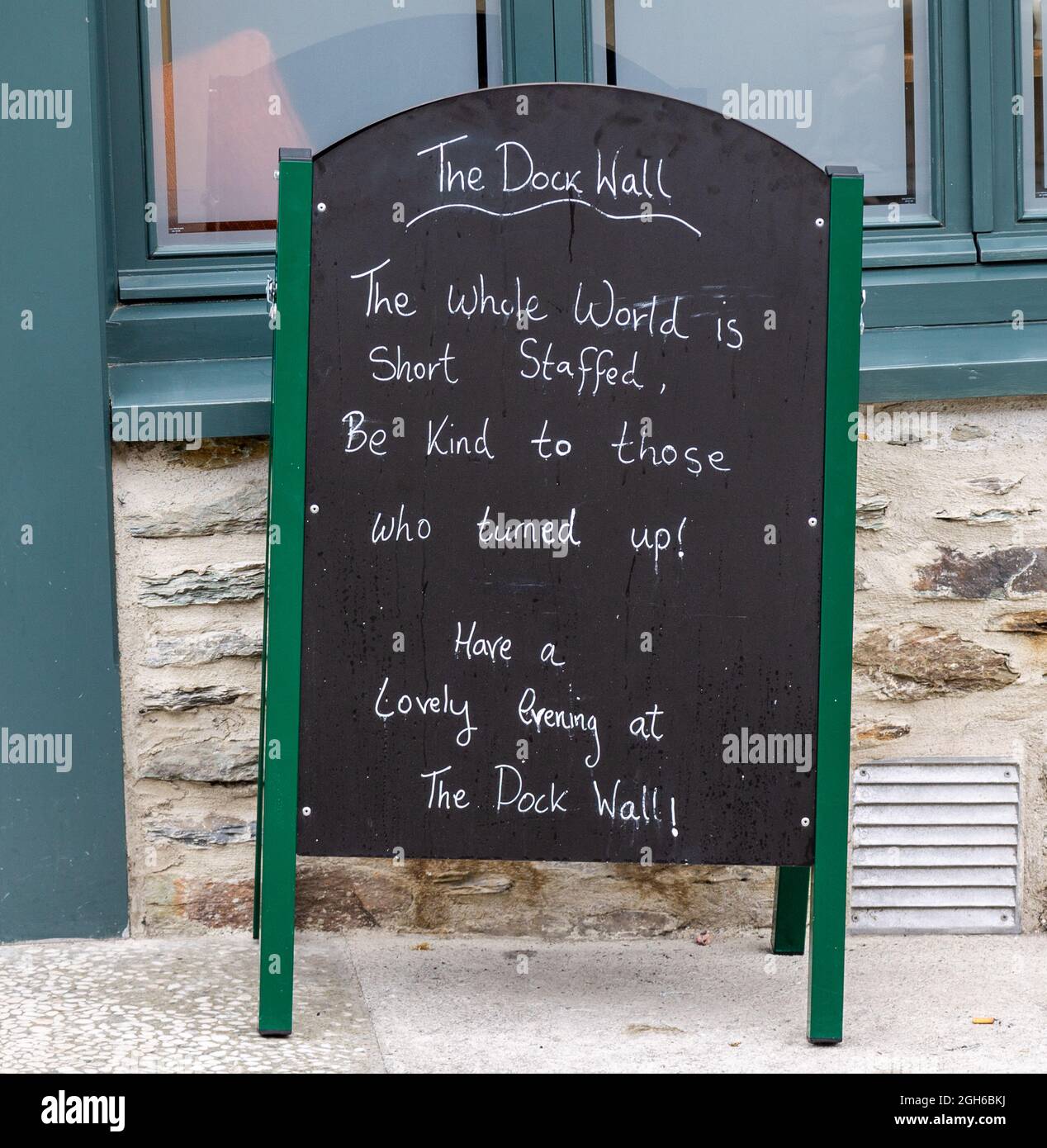 Short staffed sign hires stock photography and images Alamy