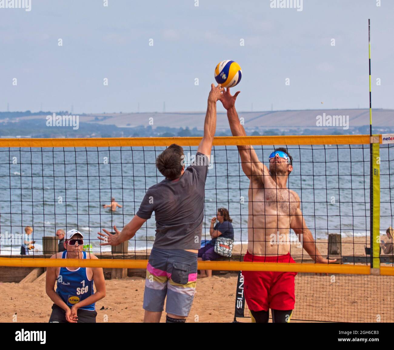 Portobello, Edinburgh, Scotland, UK weather. 5th September 2021. Sunny