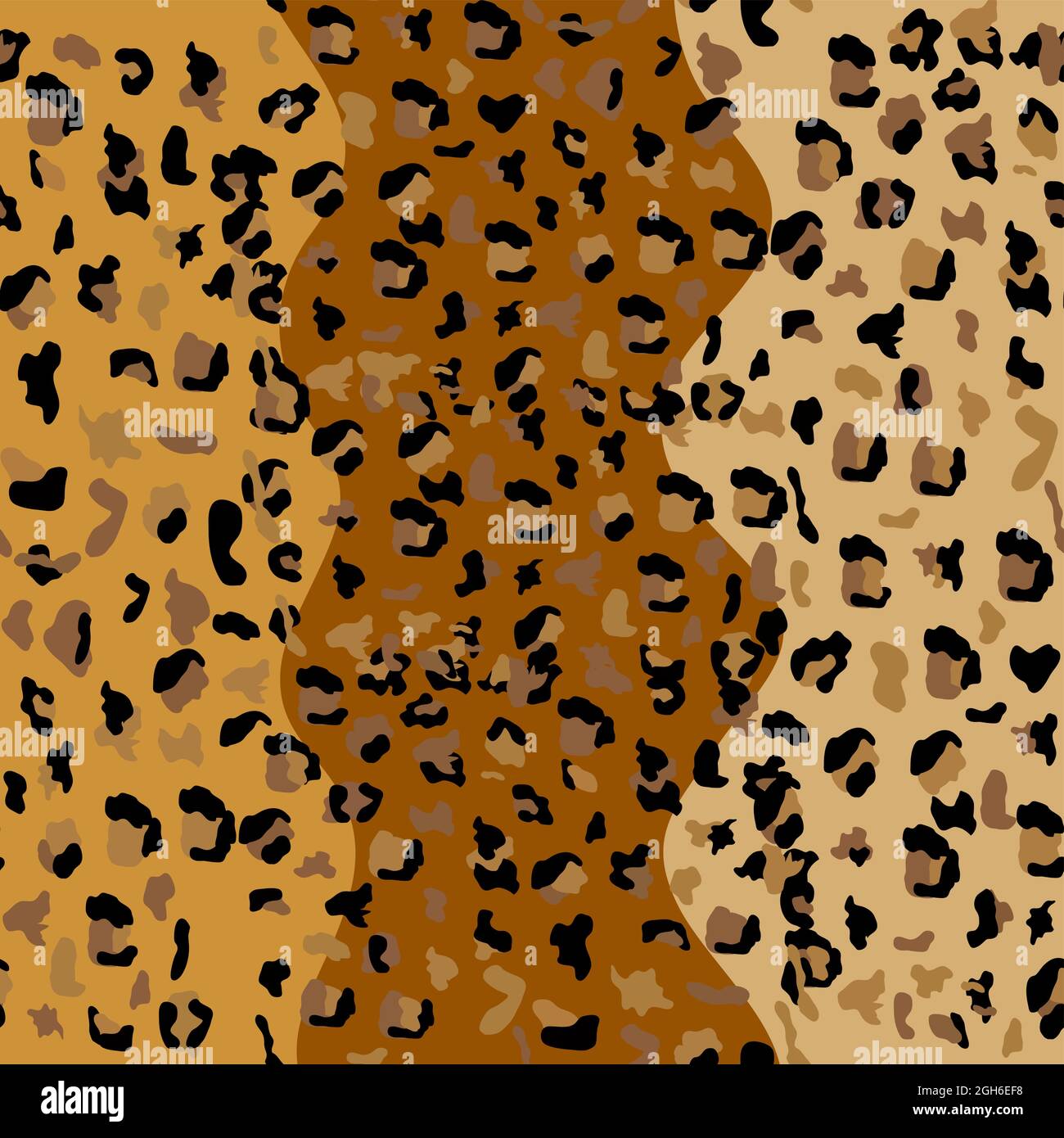 Fashionable Leopard Seamless Pattern. Stylized Spotted Leopard Skin ...