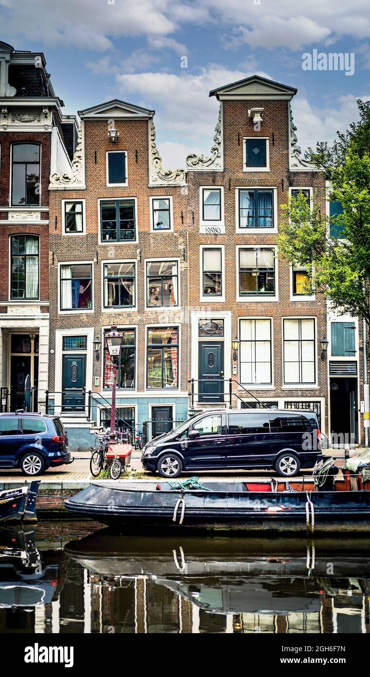 Sinking Home - Amsterdam Stock Photo
